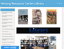 Tablet Screenshot of hmonglibrary.org